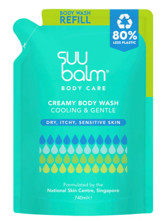 Suu Blam Creamy Body Wash (Cooling & Gentle)