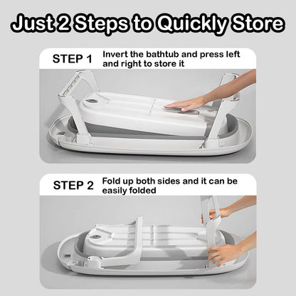 Baby Stand Shower Bathtub (Full Set Stand with Thermometer)