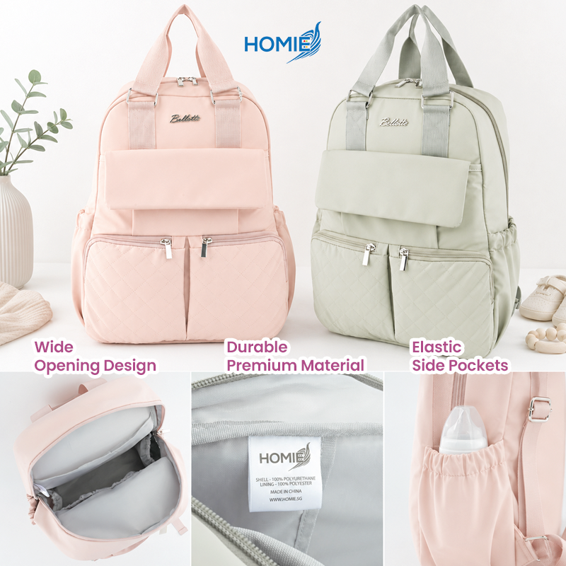 Waterproof Mummy Bag / Mummy Daddy Multifunctional Travel Backpack
