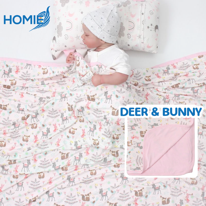 HOMIE Cozy Baby Bamboo Blanket (size120x120cm)