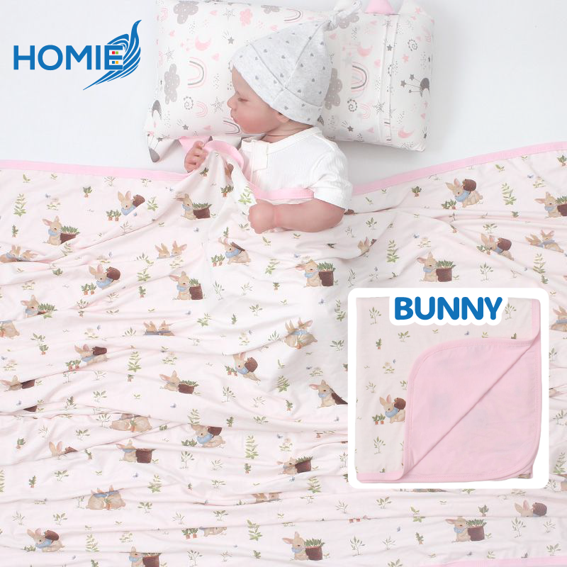 HOMIE Cozy Baby Bamboo Blanket (size120x120cm)