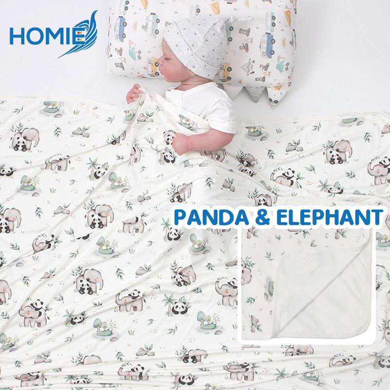 HOMIE Cozy Baby Bamboo Blanket (size120x120cm)