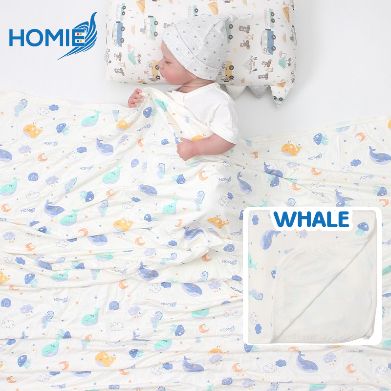 HOMIE Cozy Baby Bamboo Blanket (size120x120cm)