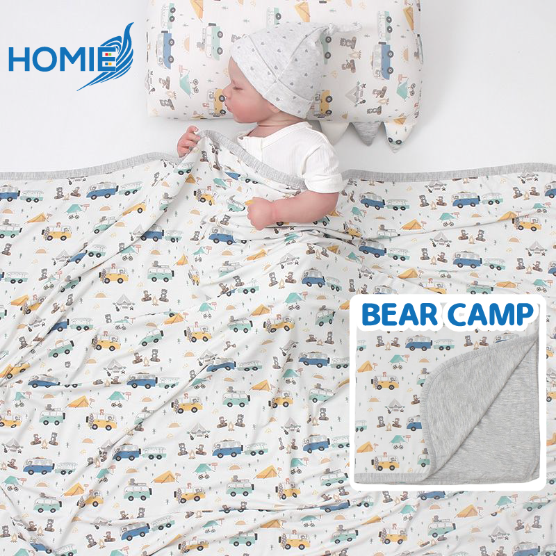 HOMIE Cozy Baby Bamboo Blanket (size120x120cm)