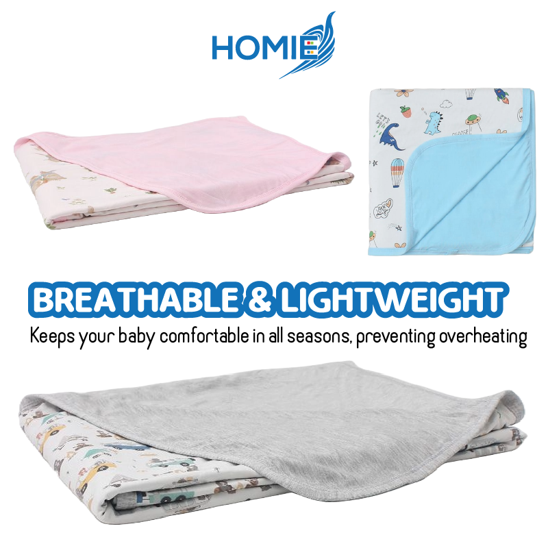 HOMIE Cozy Baby Bamboo Blanket (size120x120cm)