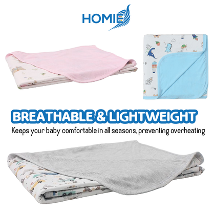HOMIE Cozy Baby Bamboo Blanket (size120x120cm)