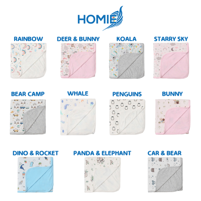HOMIE Cozy Baby Bamboo Blanket (size120x120cm)