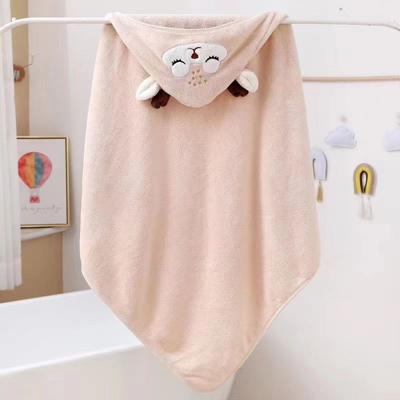 HOMIE Baby Hooded Towel (80 x 80cm | Coral Fleece | Hypoallergenic | 29 Animal Designs)