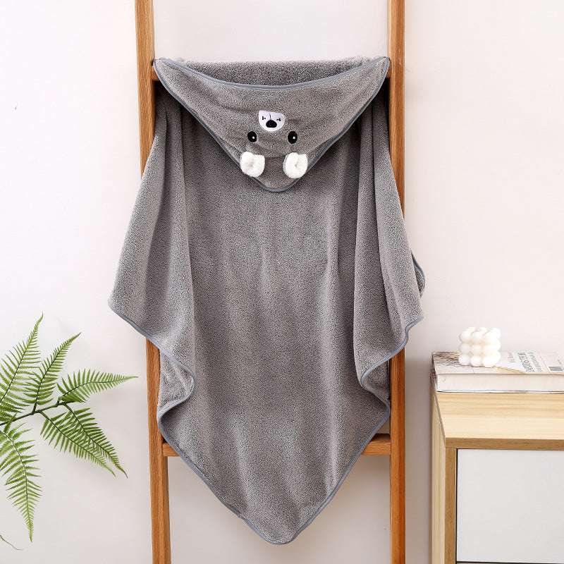 HOMIE Baby Hooded Towel (80 x 80cm | Coral Fleece | Hypoallergenic | 29 Animal Designs)