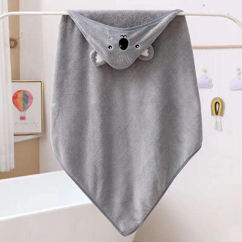 HOMIE Baby Hooded Towel (80 x 80cm | Coral Fleece | Hypoallergenic | 29 Animal Designs)