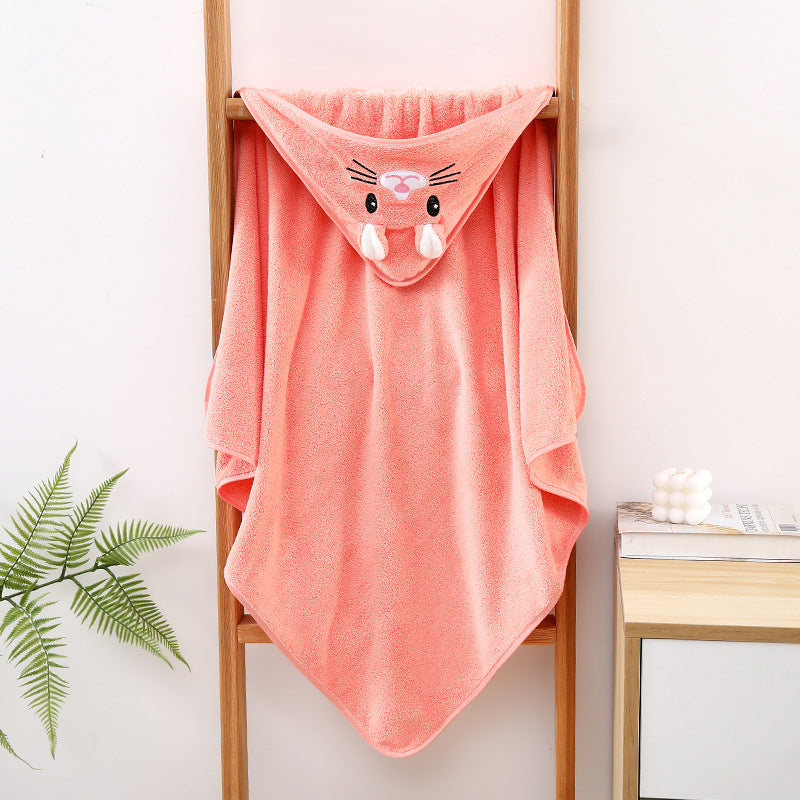 HOMIE Baby Hooded Towel (80 x 80cm | Coral Fleece | Hypoallergenic | 29 Animal Designs)