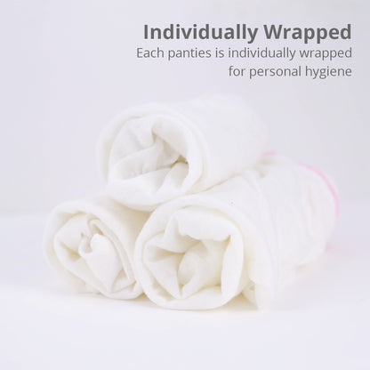 Disposable Ladies Cotton Panties (4pcs per pack)
