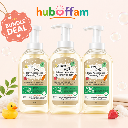 BZU BZU Original Liquid Cleanser for Baby Bottles, Toys, Fruits and Vegetables - Bundle Deall