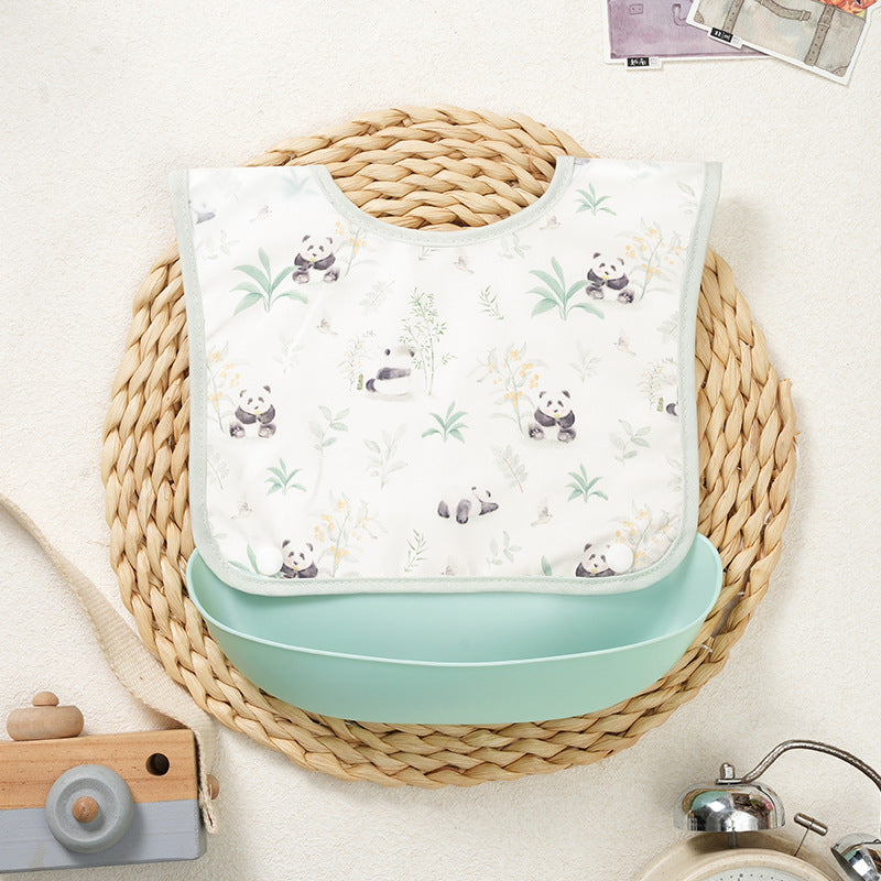 Silicone Feeding Bibs Removable and Waterproof (BPA Free)