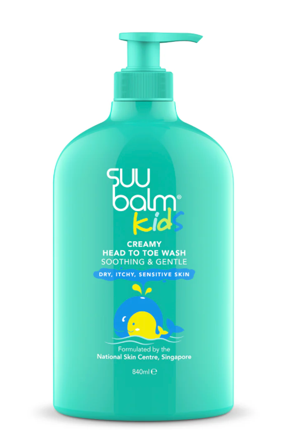 Suu Balm Kids Creamy Head To Toe Wash (Soothing & Gentle)