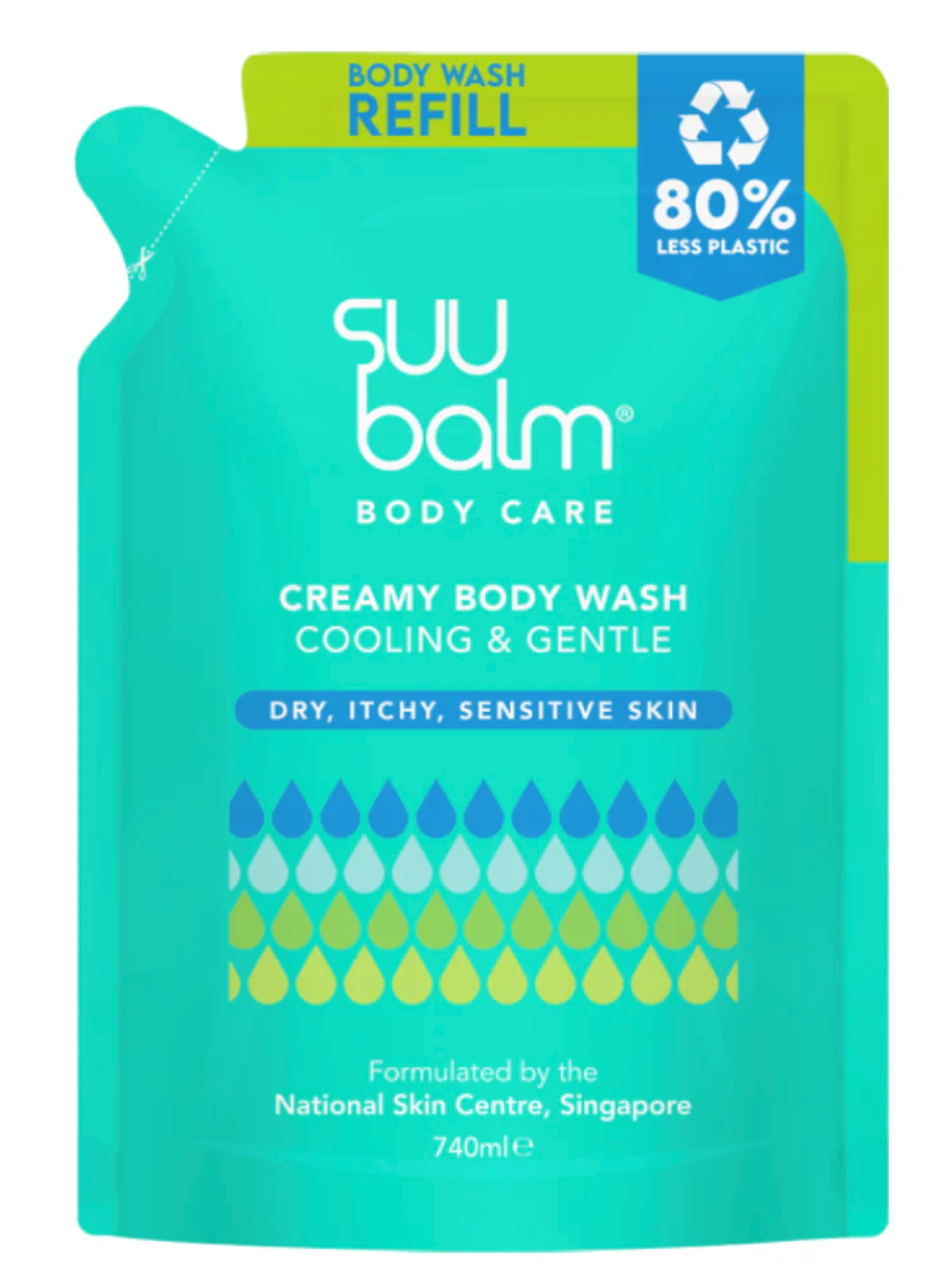 Suu Blam Creamy Body Wash (Cooling & Gentle)