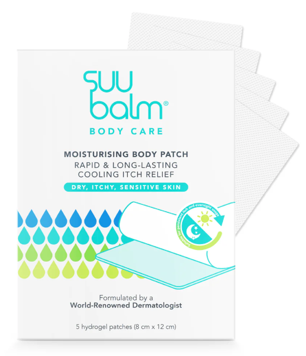 Suu Balm Moisturising Cooling Body Patch (5 Patches)