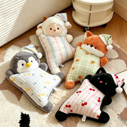 Soft Fluffy Animal Pillow Cushion