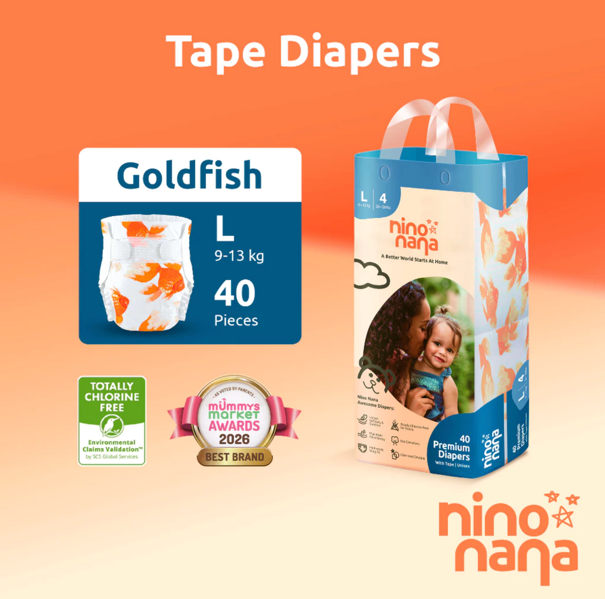 Nino Nana Diapers [1 pack]