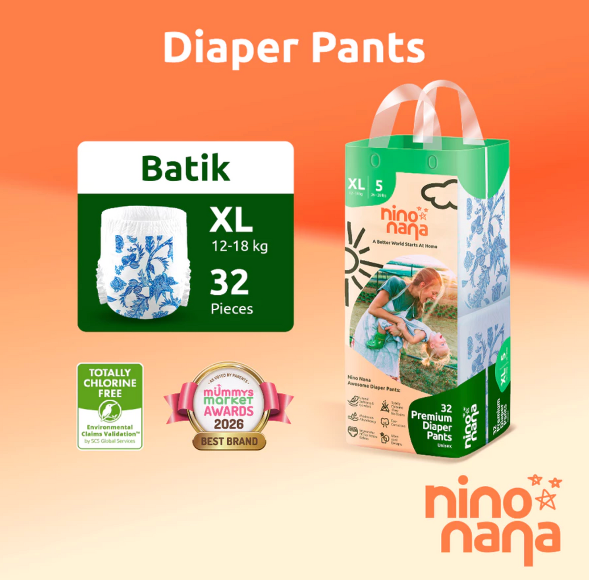 Nino Nana Diapers [1 pack]