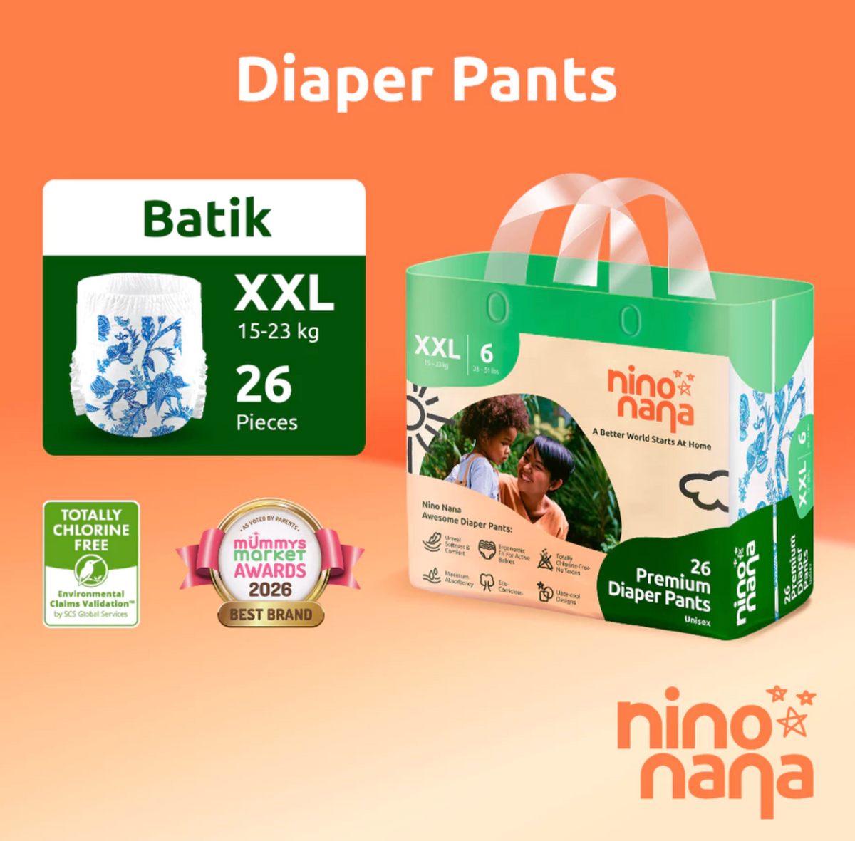 Nino Nana Diapers [1 pack]