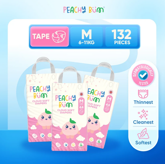 [1 Carton] 3 Pack Cloud Soft Diapers