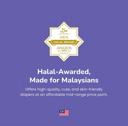 Faybel No Messy Super Absorbent Diaper Tape and Pant Hala Certified