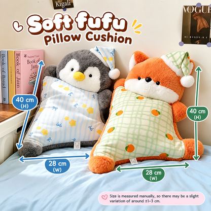 Soft Fluffy Animal Pillow Cushion