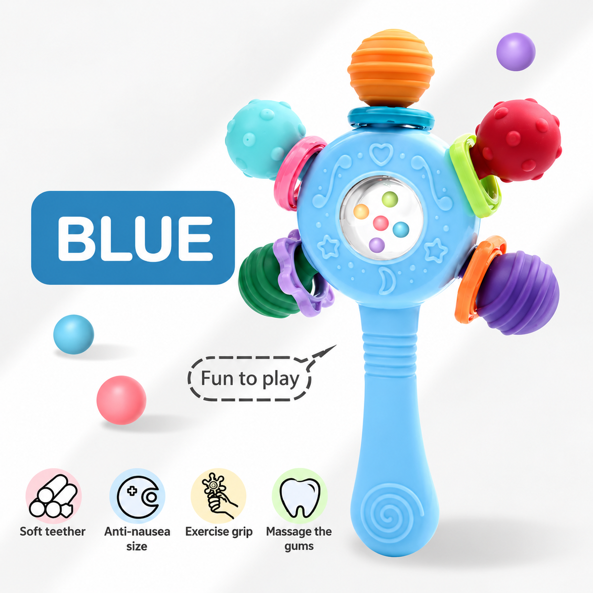 Baby Teething & Sensory Rattle