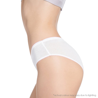 Disposable Ladies Cotton Panties (4pcs per pack)