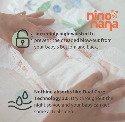 Nino Nana MegaCase Pant Diapers [Bundle of 4]