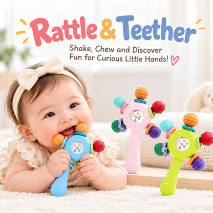 Baby Teething & Sensory Rattle