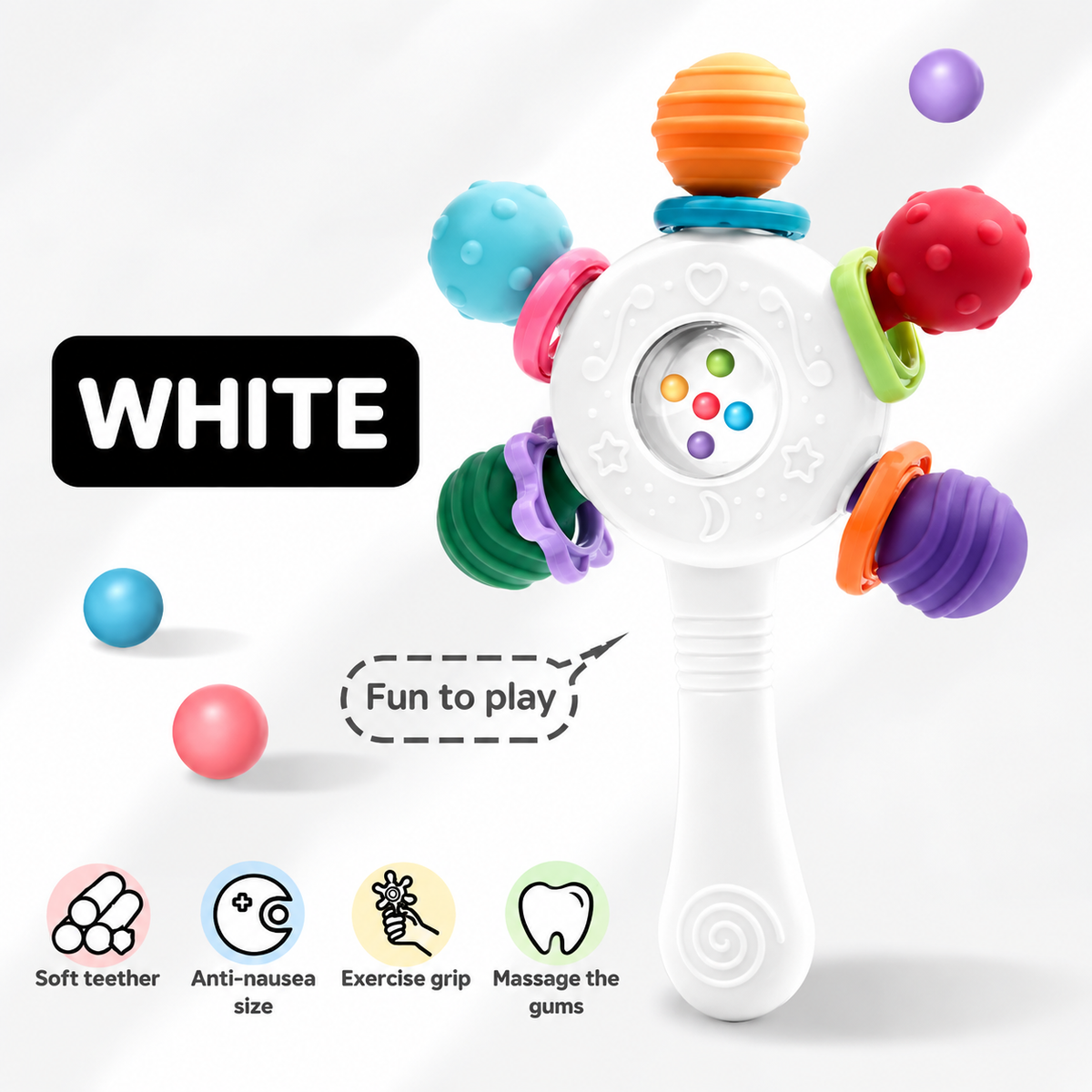 Baby Teething & Sensory Rattle